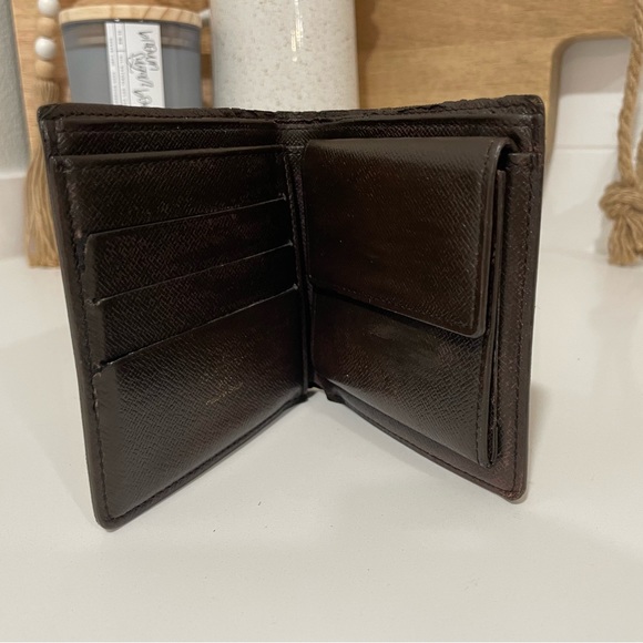 Louis Vuitton Damier Ebene Mens Wallet with Coinpocket - Picture 3 of 6